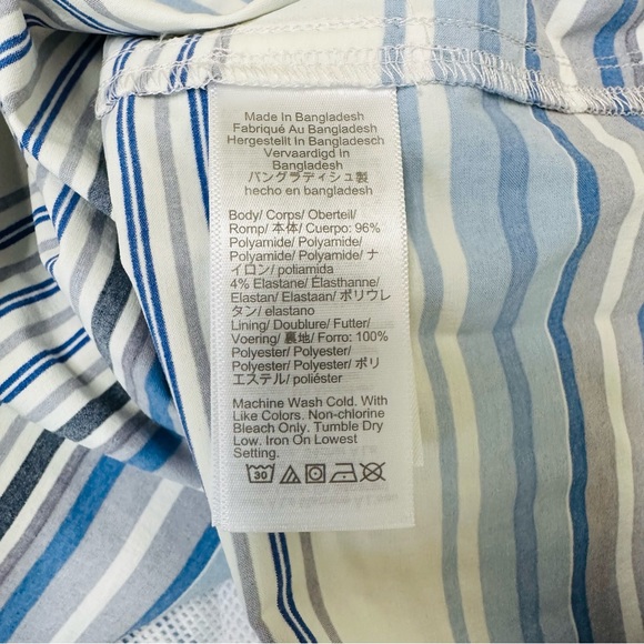 JCrew 6" Stretch Swim Trunk - Stripes - Picture 4 of 4